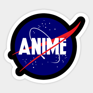 Anime Nasa Logo Sticker